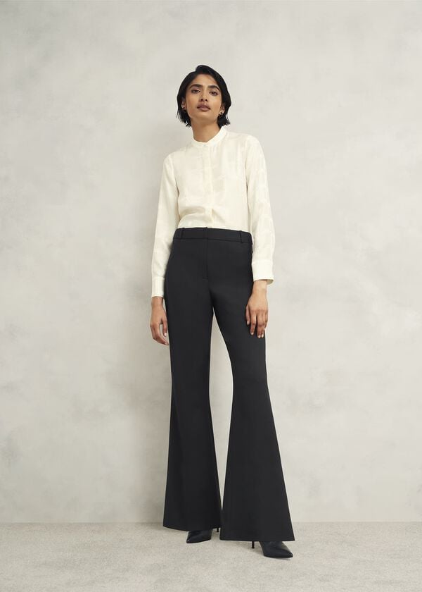 hobbs Sinclair Trousers With Wool Black