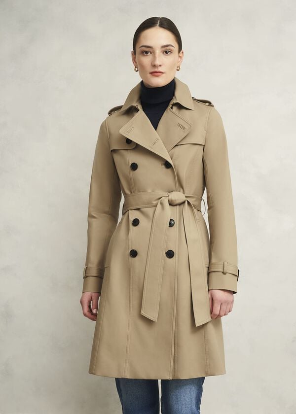 hobbs Skylar Trench Coat Tan