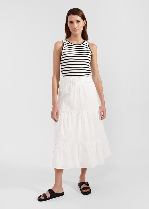 hobbs Soho Skirt White