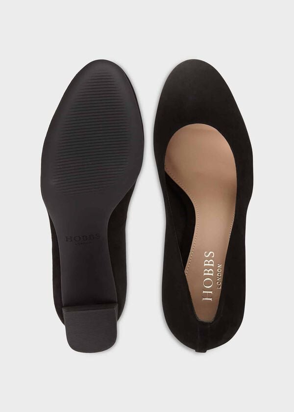 Hobbs Sonia Court Shoes Black