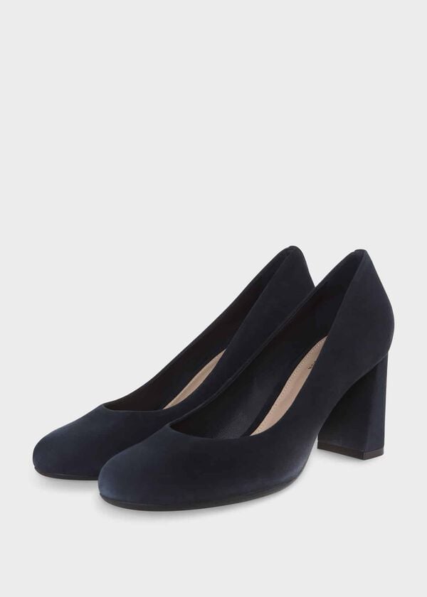 Hobbs Sonia Court Shoes Navy