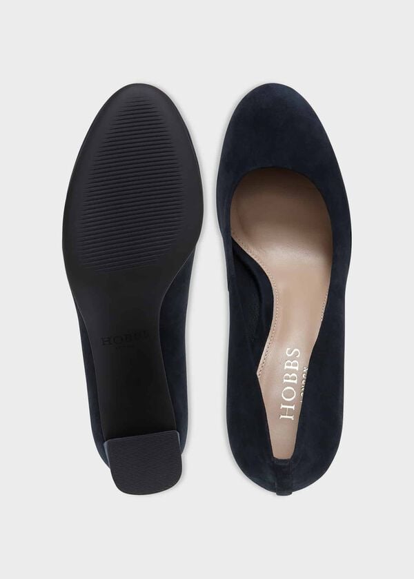 Hobbs Sonia Court Shoes Navy