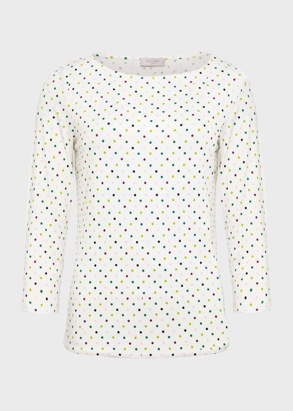 Hobbs Sonya Printed Top Multi Spot