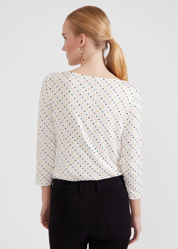 Hobbs Sonya Printed Top Multi Spot