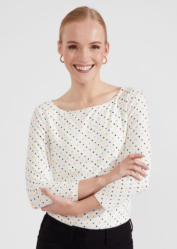 hobbs Sonya Printed Top Multi Spot