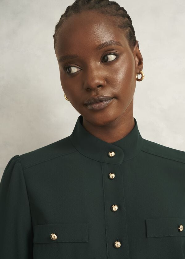Hobbs Stephanie Dress Ponderosa Green