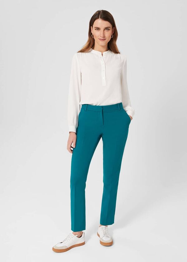 Hobbs Suki Trousers Lagoon Blue