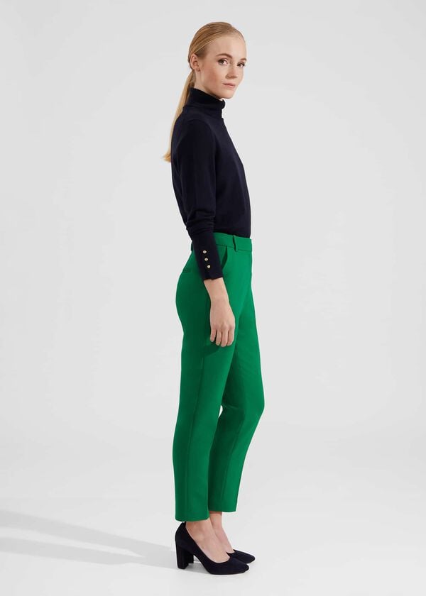 Hobbs Suki Trousers Malachite Green