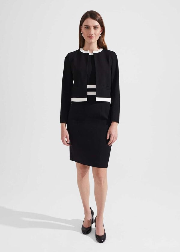 hobbs Suri Jacket Black Ivory