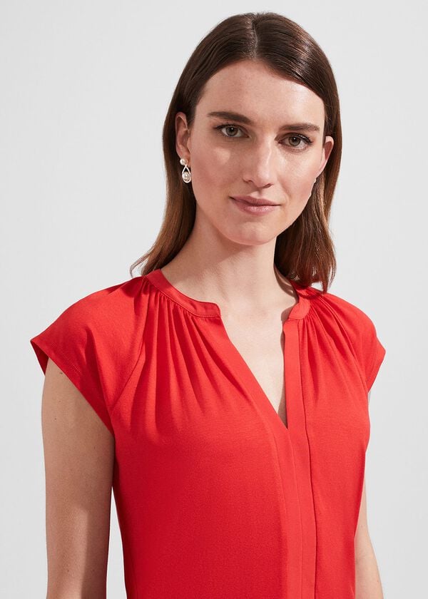 Hobbs Sydney Top Flame Red