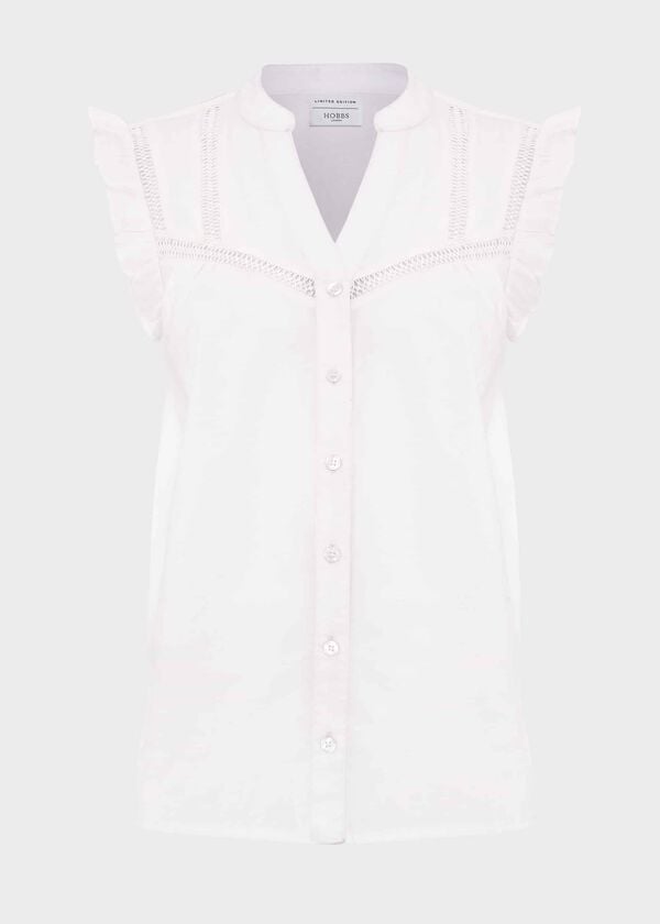 Hobbs Sywell Blouse White