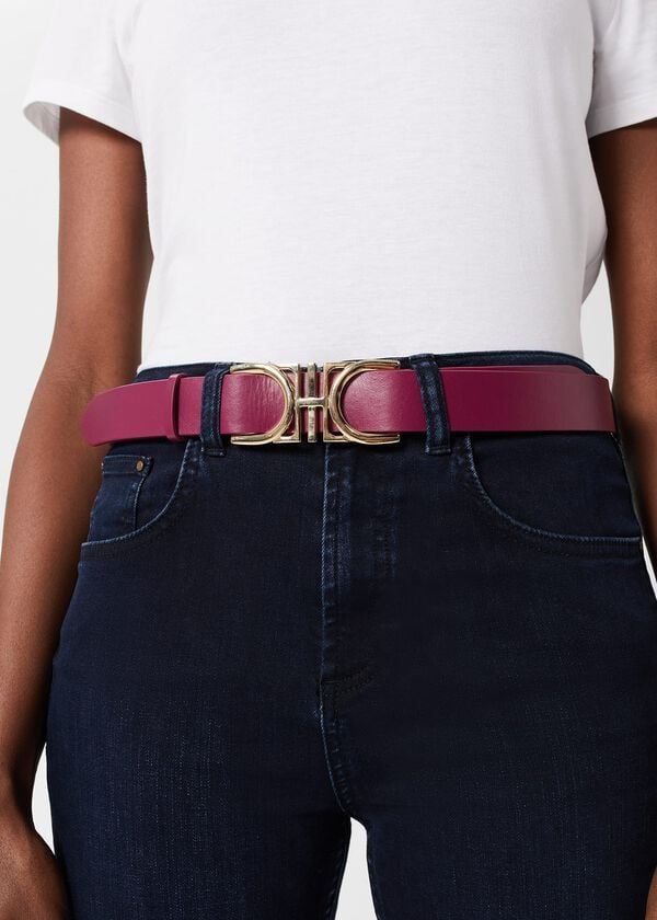 Hobbs Tabitha Belt Warm Plum
