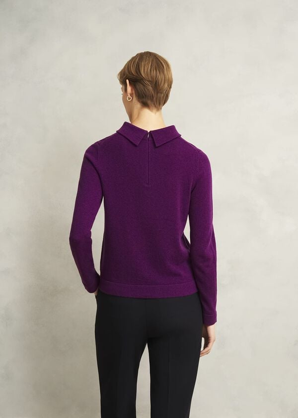 Hobbs Tali Jumper Vibrant Purple
