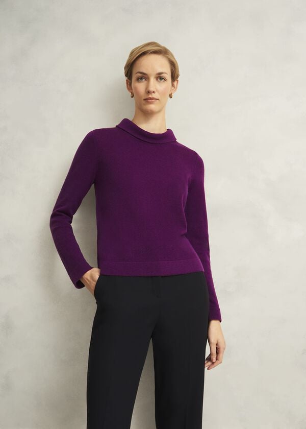 hobbs Tali Jumper Vibrant Purple