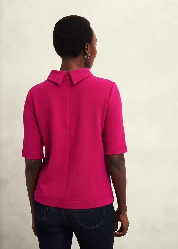 Hobbs Tali Textured Top Cranberry