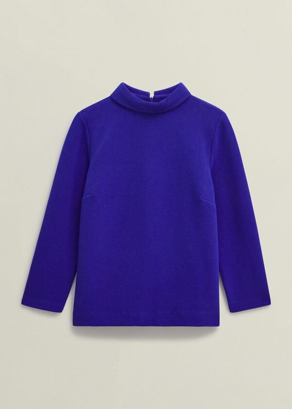 Hobbs Tali Textured Top Eclipse Blue