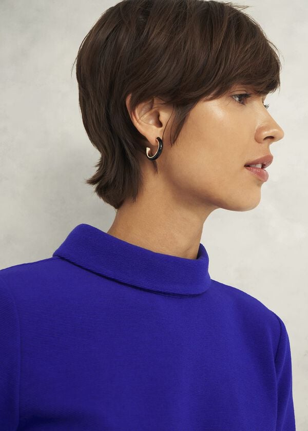 Hobbs Tali Textured Top Eclipse Blue