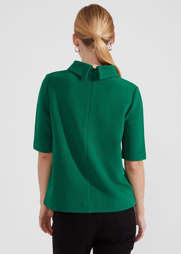 Hobbs Tali Textured Top Malachite Green