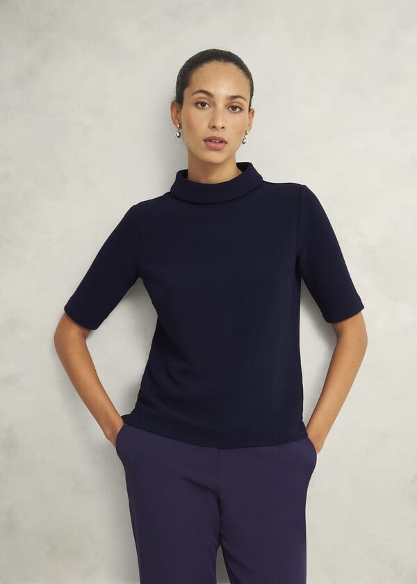 hobbs Tali Top Midnight Navy