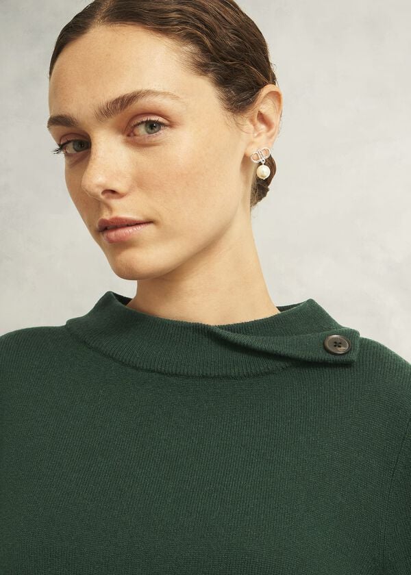 Hobbs Talia Jumper Hawthorn Green