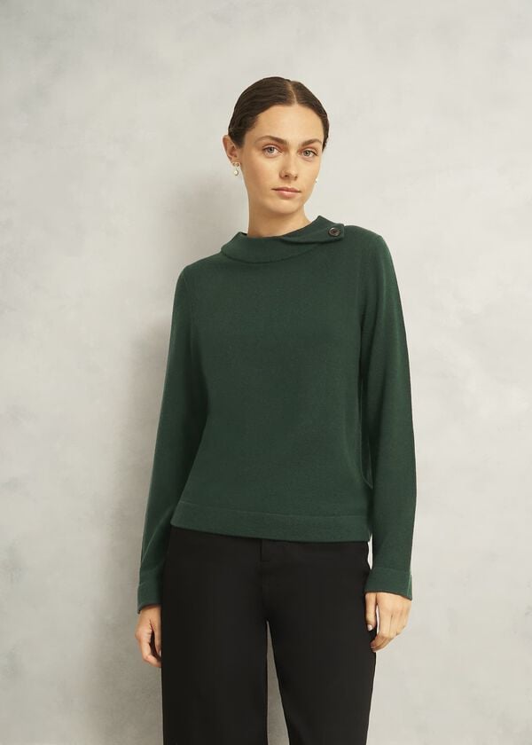hobbs Talia Jumper Hawthorn Green