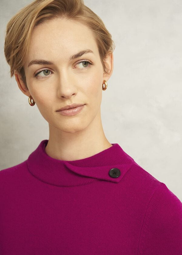 Hobbs Talia Jumper Magenta Pink