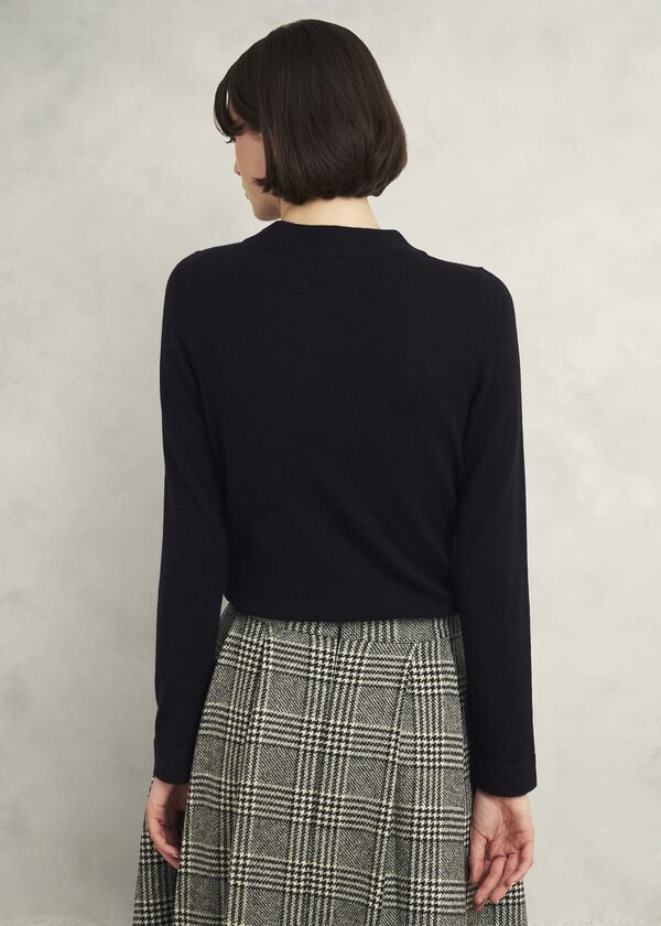 Hobbs Talia Wool Cashmere Jumper Black