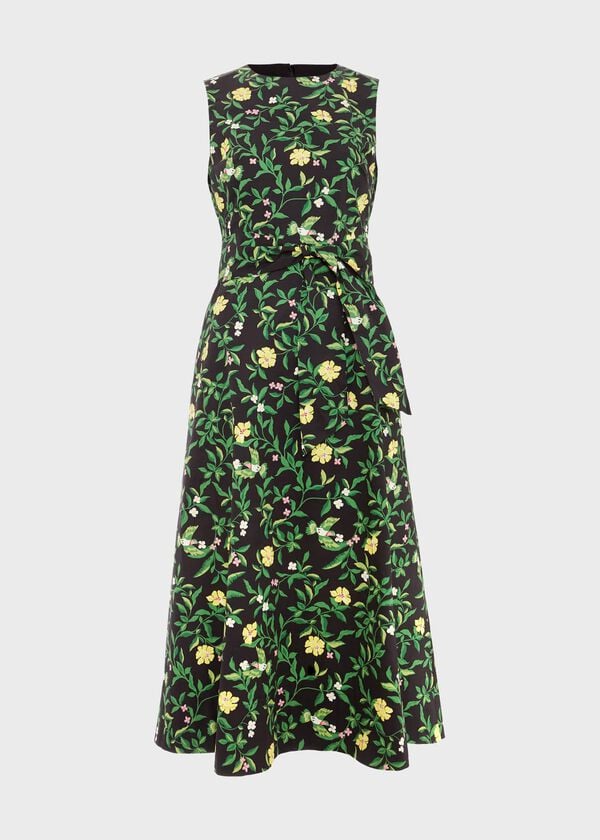 Hobbs Tanya Dress Black Multi