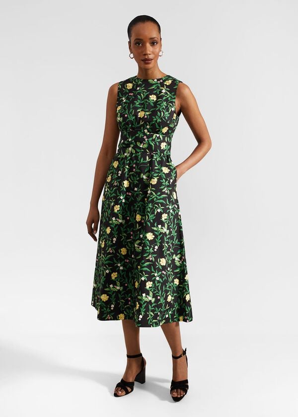 hobbs Tanya Dress Black Multi