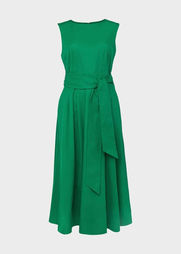 Hobbs Tara Dress Field Green