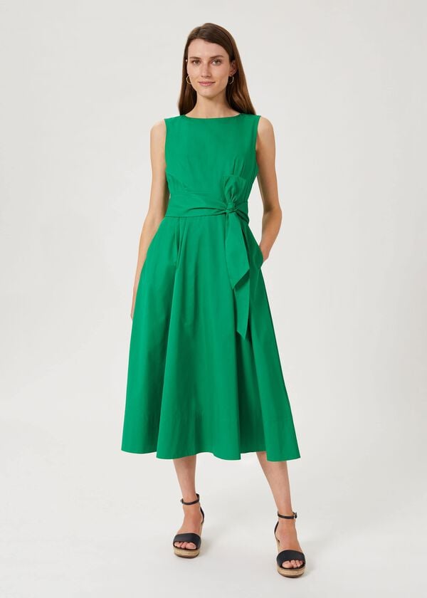 hobbs Tara Dress Field Green