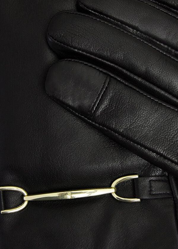 Hobbs Tara Leather Gloves Black