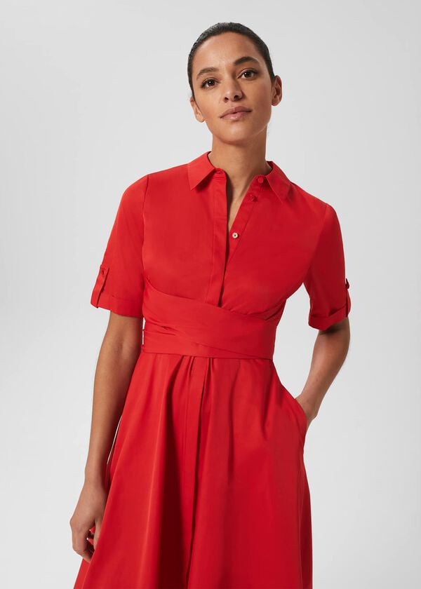 Hobbs Tarianna Dress Red