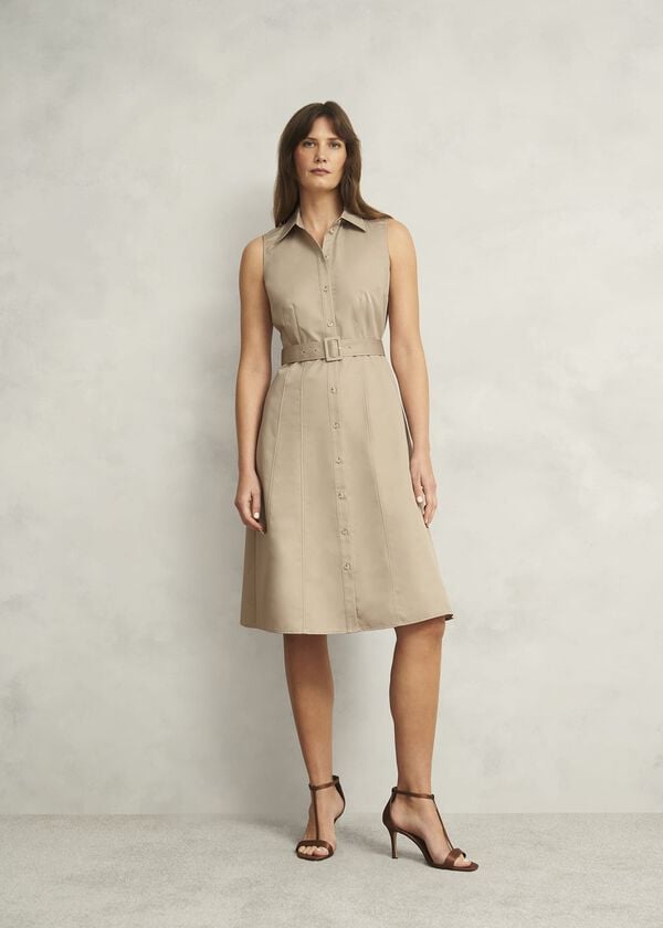 hobbs Tia Dress Neutral