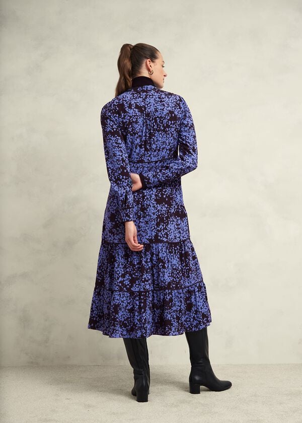 Hobbs Tillie Dress Navy