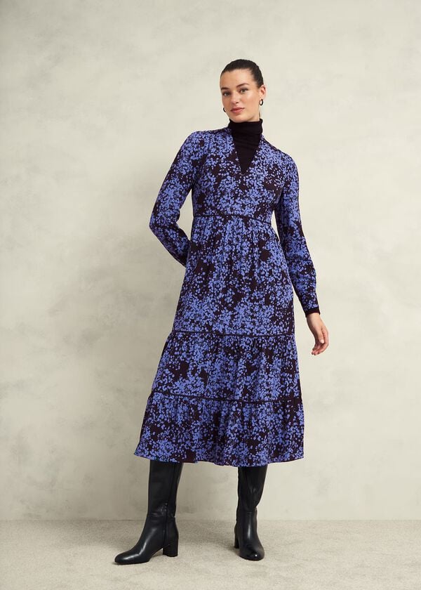 hobbs Tillie Dress Navy