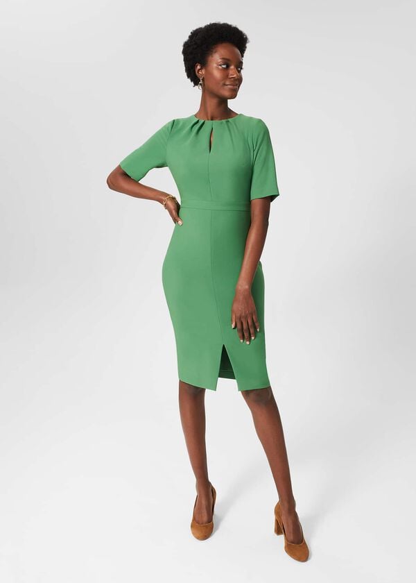 hobbs Tillie Dress Pea Green