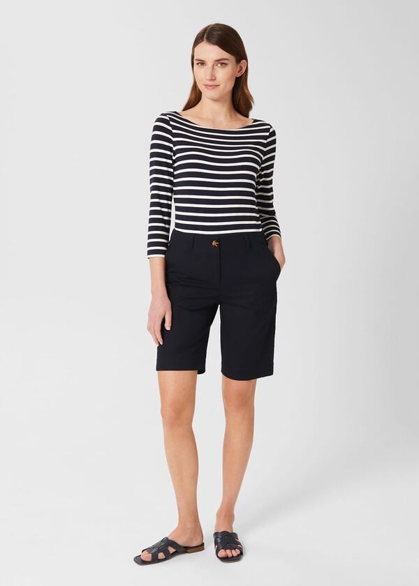 hobbs Tulip Shorts Navy
