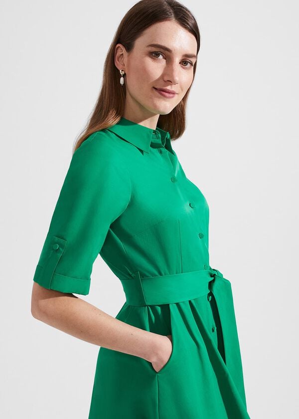 Hobbs Tyra Dress Laurel Green