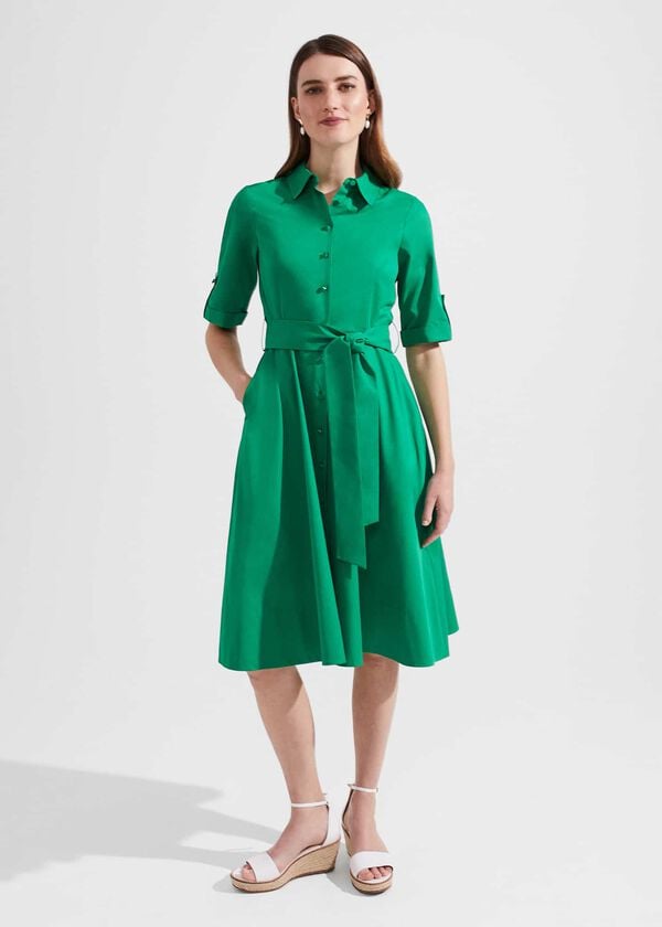 hobbs Tyra Dress Laurel Green