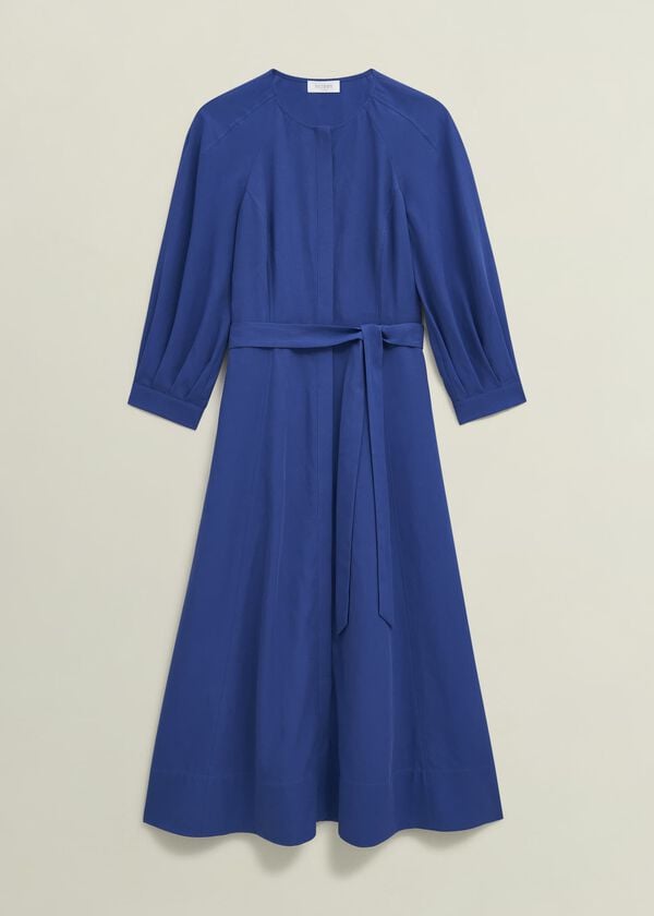 Hobbs Una Dress Atlantic Blue