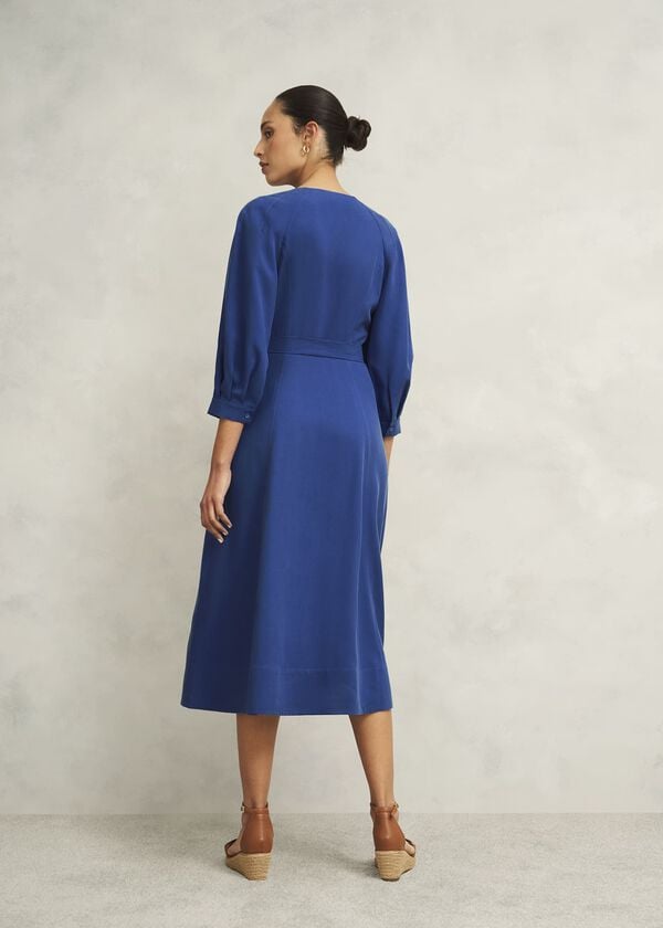 Hobbs Una Dress Atlantic Blue