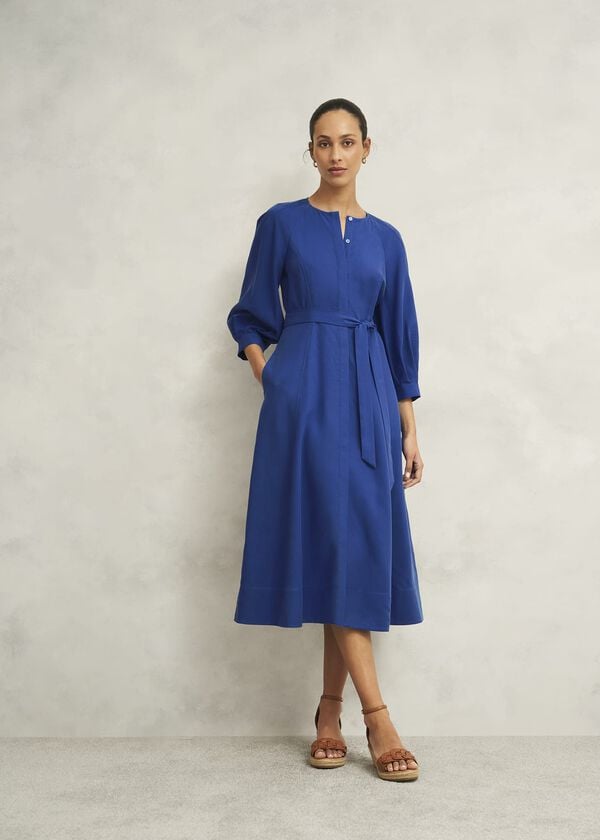 hobbs Una Dress Atlantic Blue