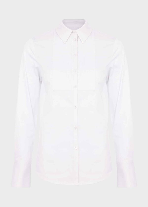 Hobbs Valerie Cotton Blend Shirt White