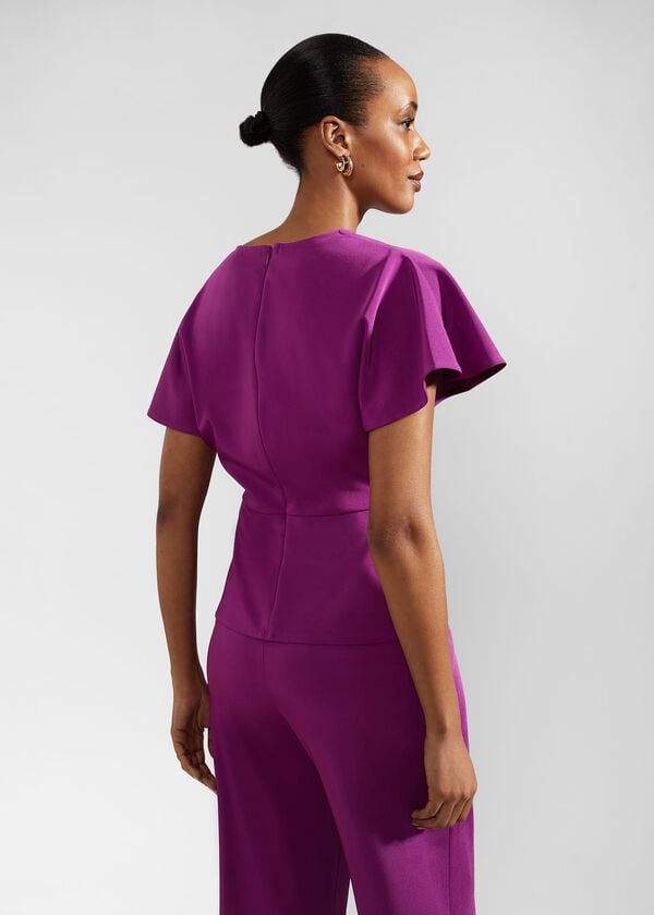 Hobbs Venetia Top Magenta Purple