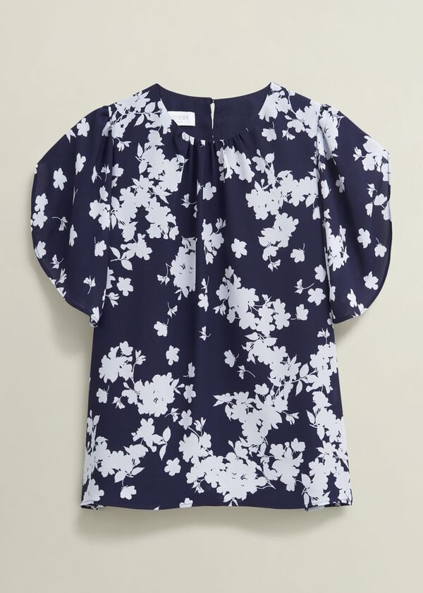 Hobbs Verena Floral Top Midnight Multi