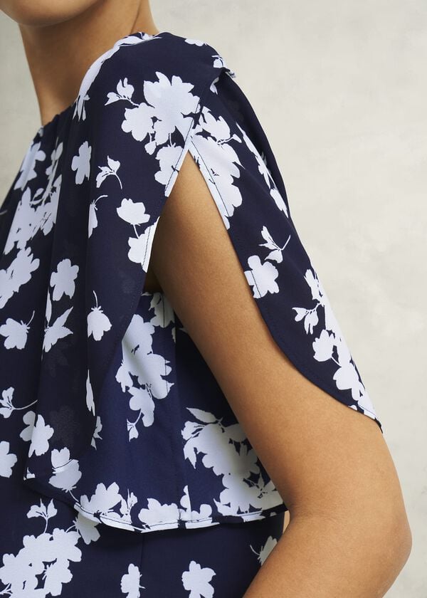 Hobbs Verena Floral Top Midnight Multi