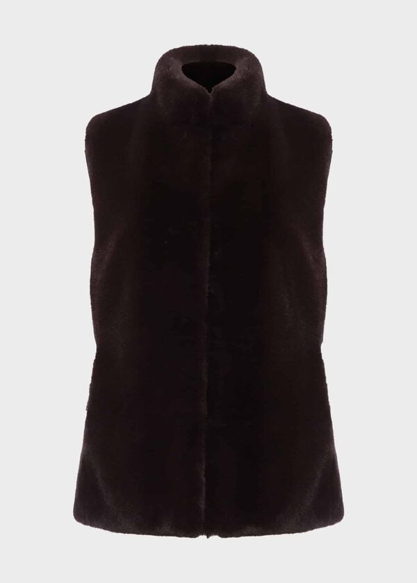 Hobbs Verena Gilet Aubergine