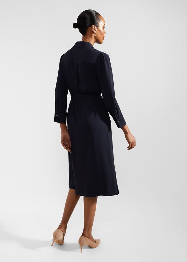 Hobbs Verity Dress Navy