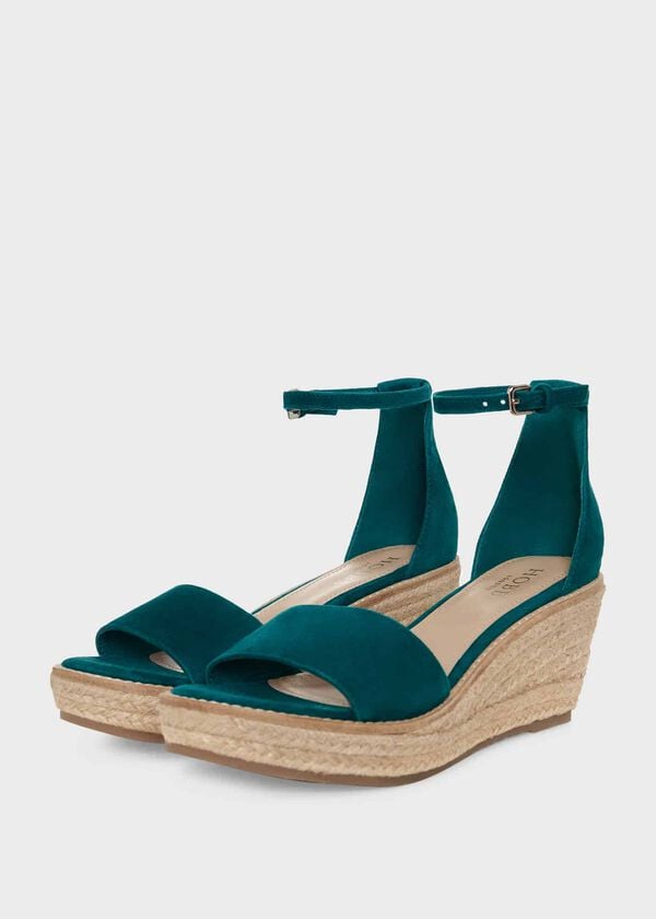 Hobbs Vespa Espadrille Palm Green
